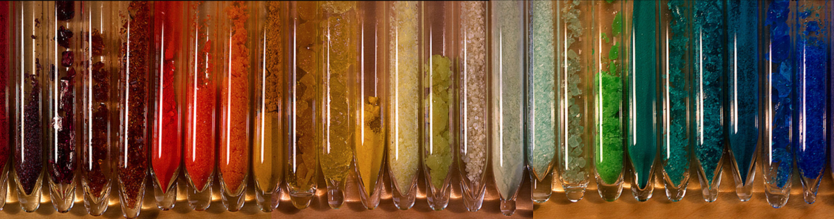 Transition Metal Rainbow Chemical Rainbow